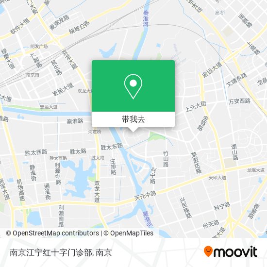 南京江宁红十字门诊部地图