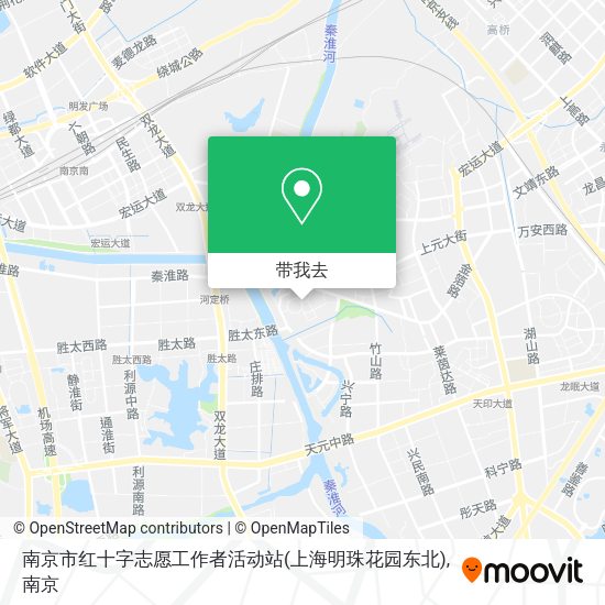 南京市红十字志愿工作者活动站(上海明珠花园东北)地图