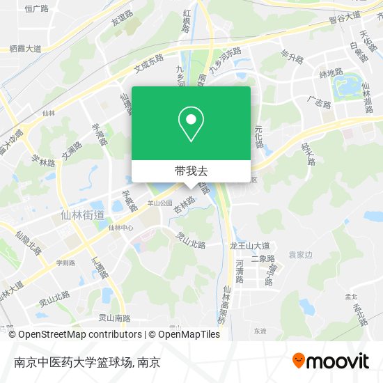 南京中医药大学篮球场地图