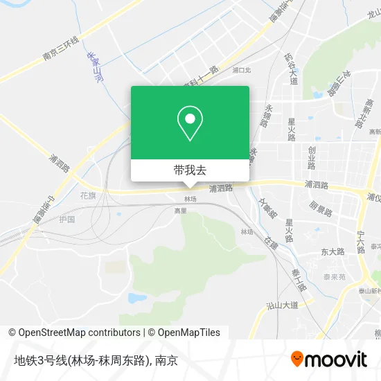 地铁3号线(林场-秣周东路)地图