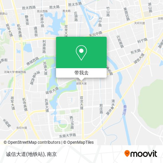 诚信大道(地铁站)地图