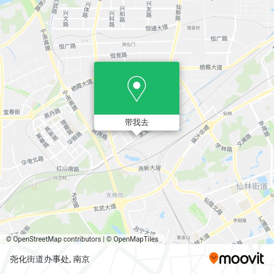 尧化街道办事处地图