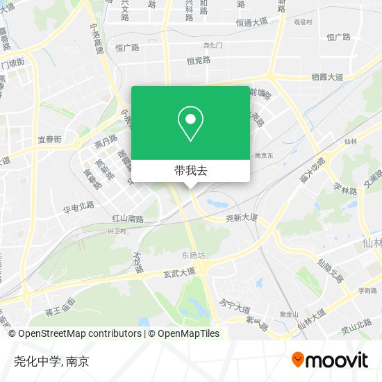 尧化中学地图