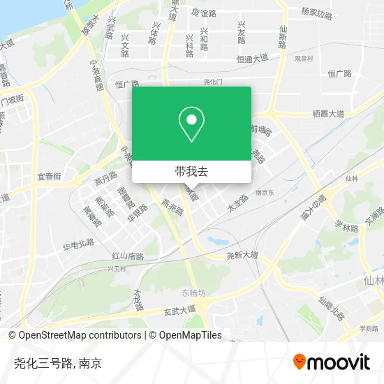 尧化三号路地图