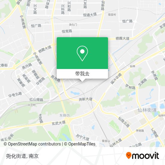 尧化街道地图