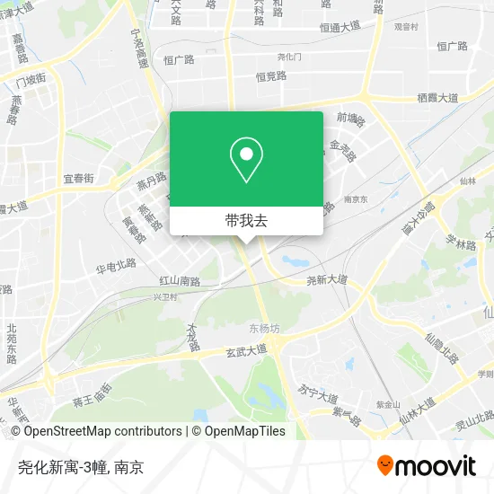 尧化新寓-3幢地图