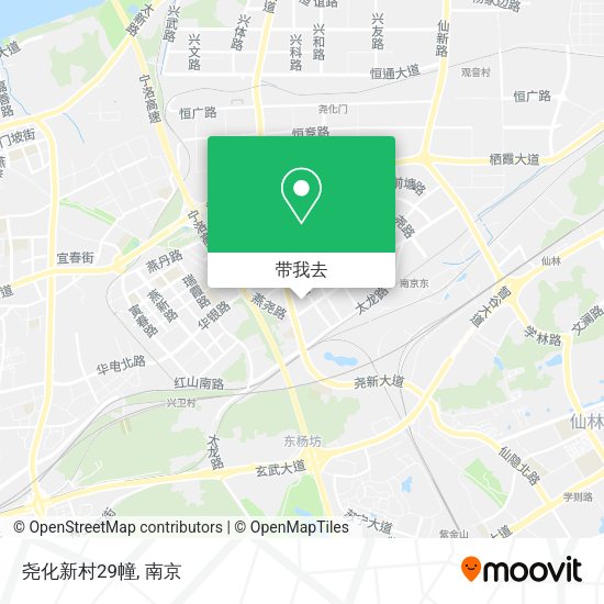 尧化新村29幢地图