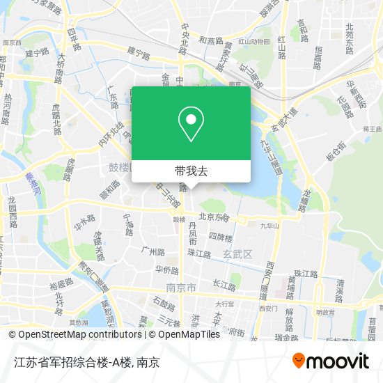 江苏省军招综合楼-A楼地图