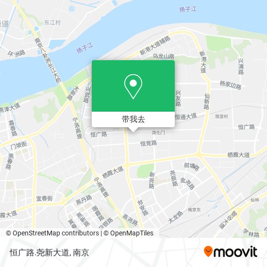 恒广路.尧新大道地图