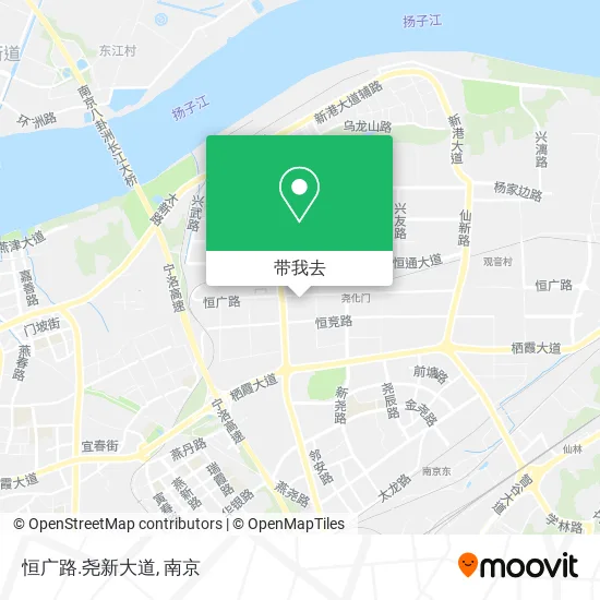 恒广路.尧新大道地图