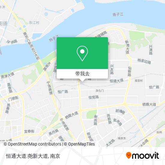 恒通大道.尧新大道地图