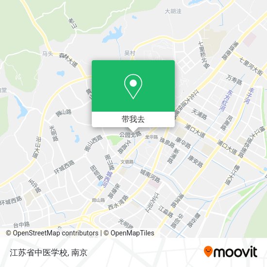 江苏省中医学校地图