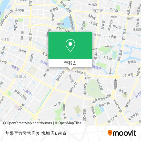 苹果官方零售店(虹悦城店)地图