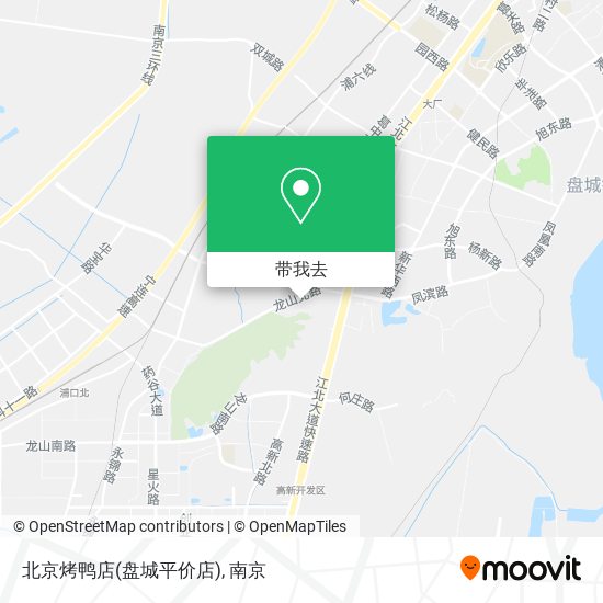 北京烤鸭店(盘城平价店)地图