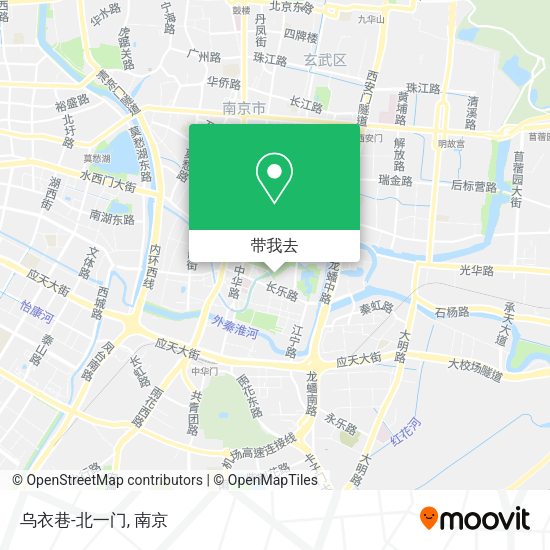 乌衣巷-北一门地图