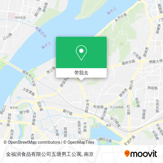 金福润食品有限公司五塘男工公寓地图