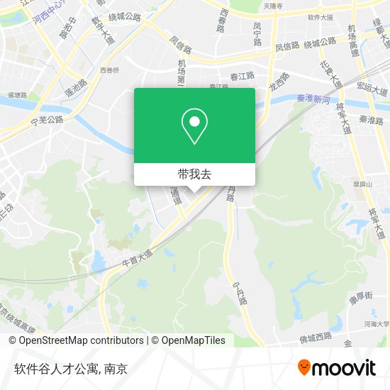软件谷人才公寓地图