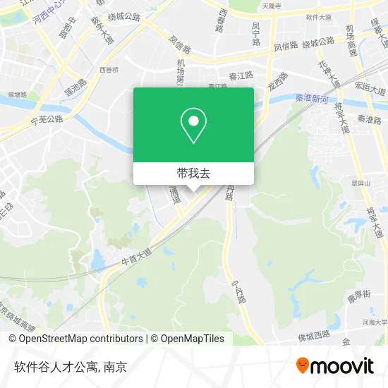 软件谷人才公寓地图