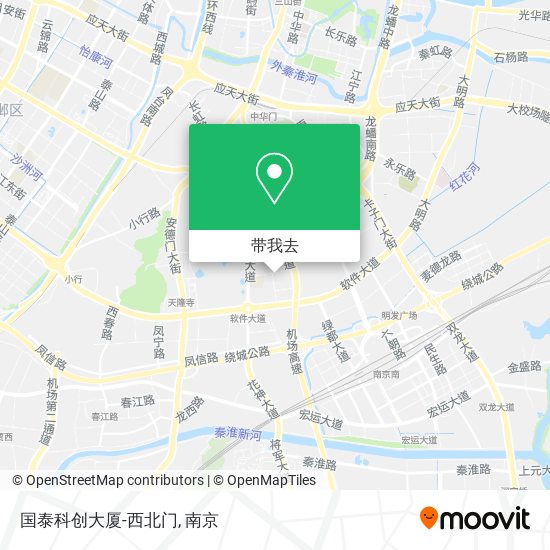 国泰科创大厦-西北门地图