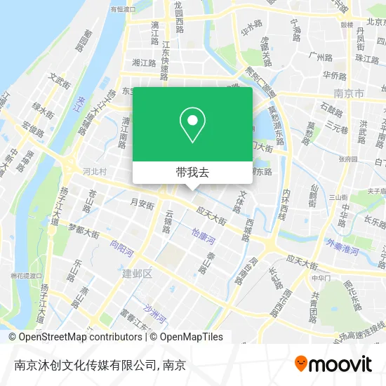 南京沐创文化传媒有限公司地图