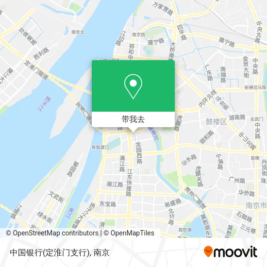 中国银行(定淮门支行)地图