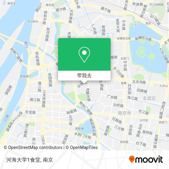 河海大学1食堂地图