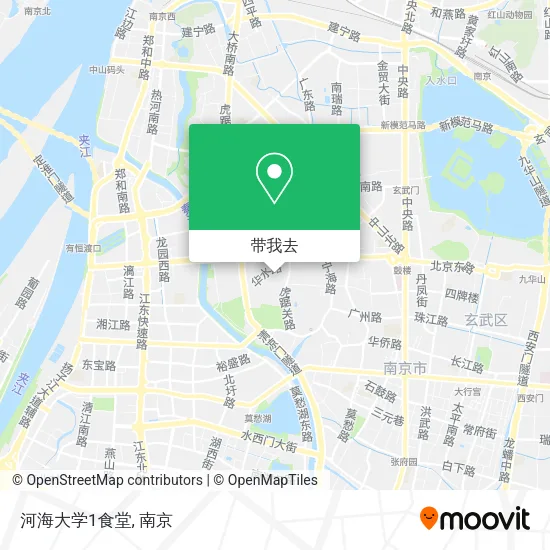河海大学1食堂地图