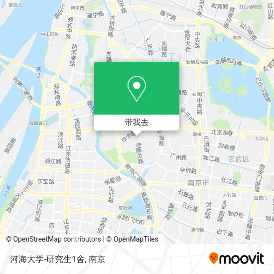 河海大学-研究生1舍地图