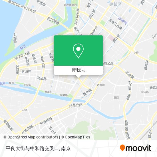 平良大街与中和路交叉口地图