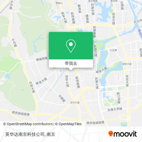 英华达南京科技公司地图