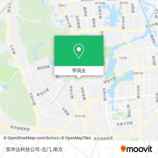 英华达科技公司-北门地图