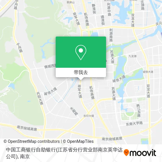 中国工商银行自助银行(江苏省分行营业部南京英华达公司)地图