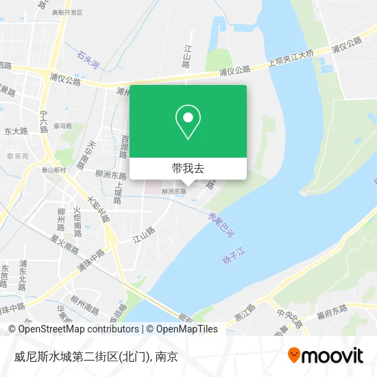 威尼斯水城第二街区(北门)地图