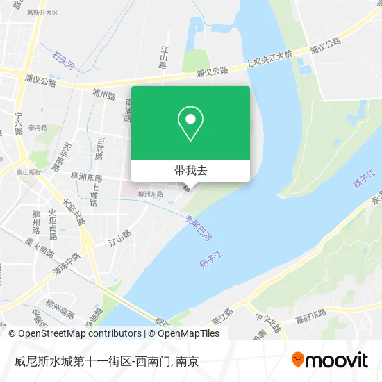 威尼斯水城第十一街区-西南门地图