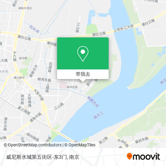 威尼斯水城第五街区-东3门地图