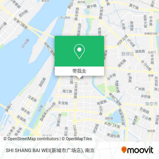 SHI SHANG BAI WEI(新城市广场店)地图