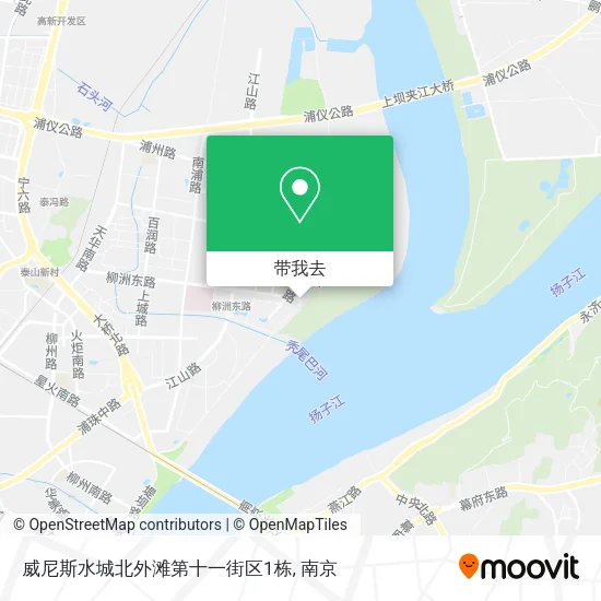 威尼斯水城北外滩第十一街区1栋地图