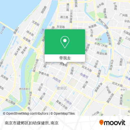 南京市建邺区妇幼保健所地图