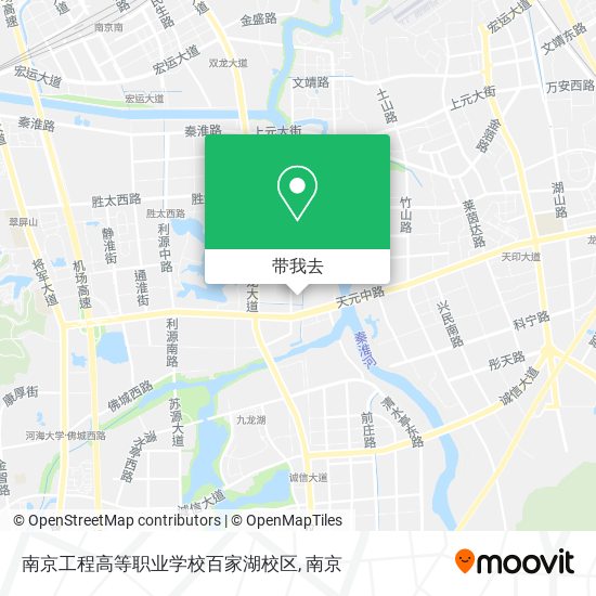 南京工程高等职业学校百家湖校区地图
