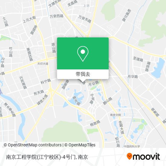 南京工程学院(江宁校区)-4号门地图