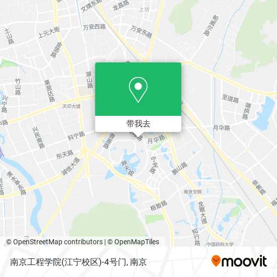 南京工程学院(江宁校区)-4号门地图