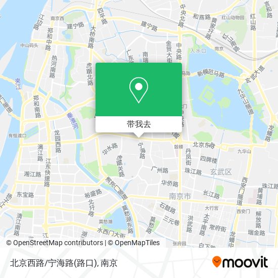 北京西路/宁海路(路口)地图