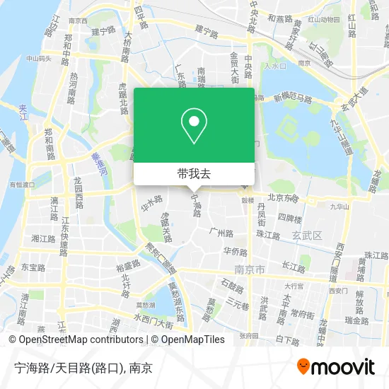 宁海路/天目路(路口)地图