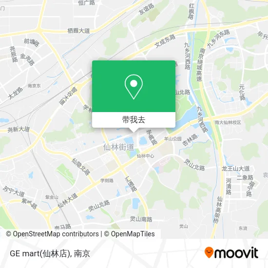 GE mart(仙林店)地图