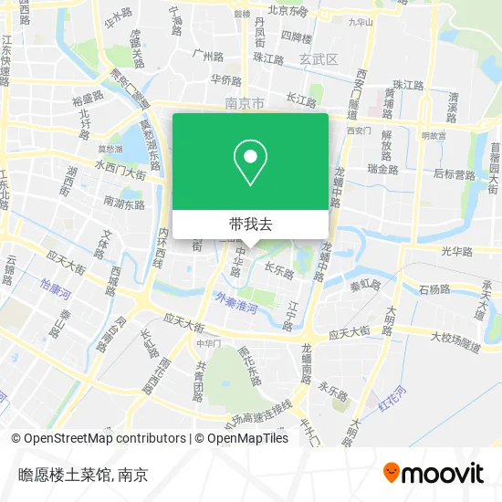 瞻愿楼土菜馆地图