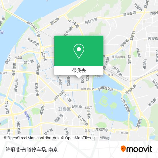 许府巷-占道停车场地图
