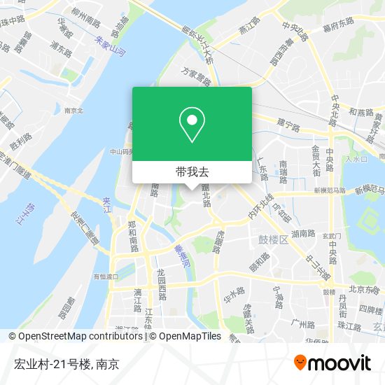 宏业村-21号楼地图