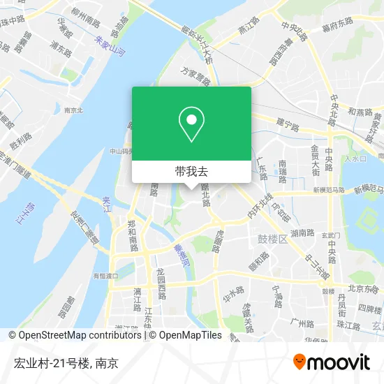 宏业村-21号楼地图
