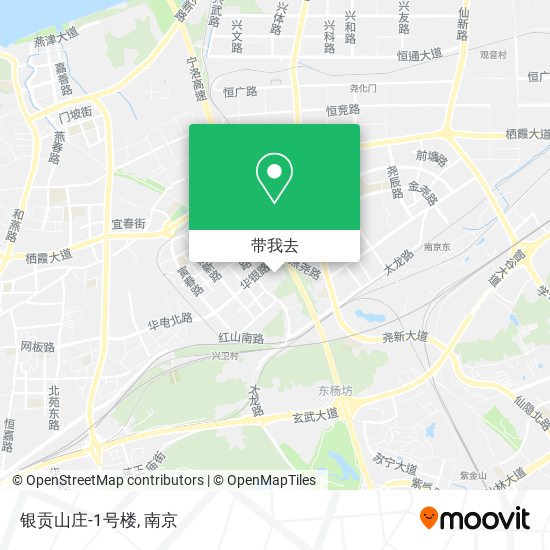 银贡山庄-1号楼地图