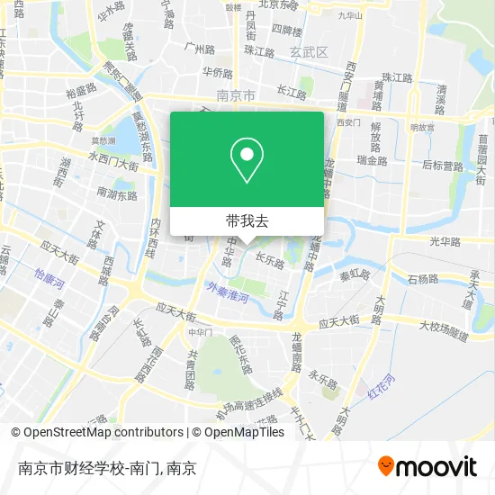 南京市财经学校-南门地图